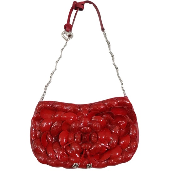 Brighton Deep Red Floral Accent - Picture 4 of 6